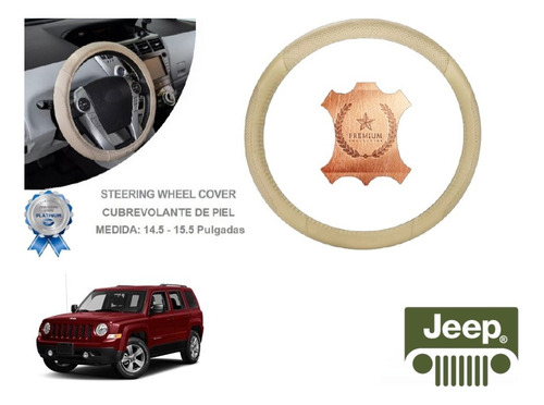 Funda Cubrevolante Beige Piel Nissan Jeep Patriot 2013