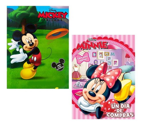 50 Libros Mickey Mouse O  Minnie Mimi Libro Colorear Mimi