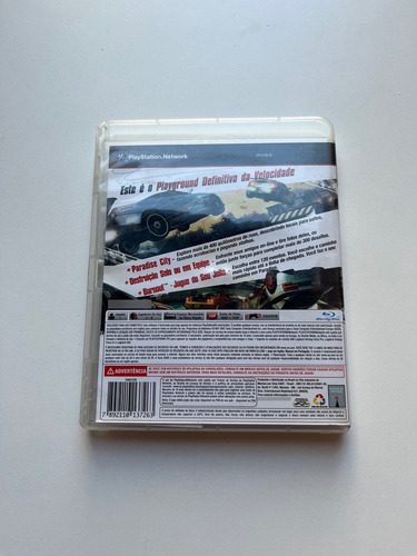 Jogo Ps3 Burnout Paradise Original Mídia Física (Recondicionado)