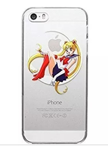 Case Transparente Sailor Moon Para iPhone  5 / 5s / Se