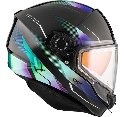 Casco Para Moto Ckx Contact Ful Talla M Color Azul