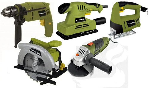 Combo Philco Taladro+amoladora +caladora+lijadora+circular | Envío gratis