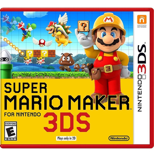 Super Mario Maker 3ds Mídia Física Lacrado