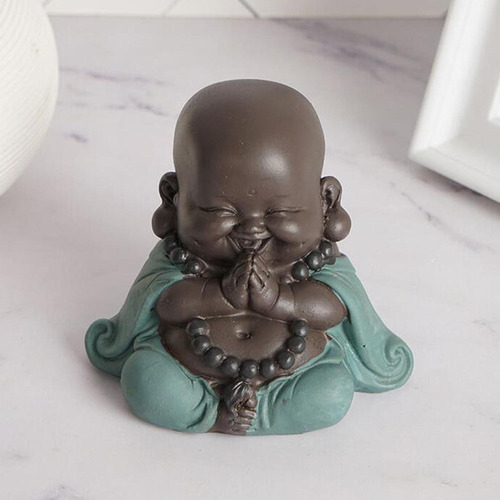 Cr Encantadora Estatua De Buda Sonriente, Adornos,