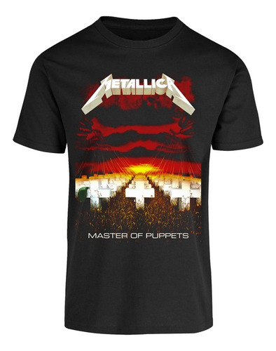 Playera Metallica Master Para Hombre