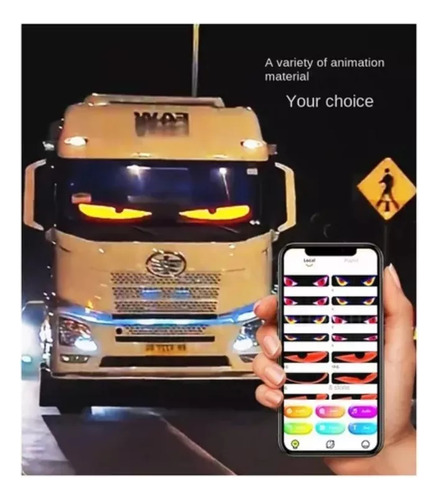 2 Luces Led Usb Con Forma De Ojos De Diablo Para Coches