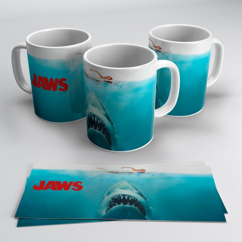 Taza Blanca 11 Oz / Jaws - Tiburón  , M01 (1 Pz)