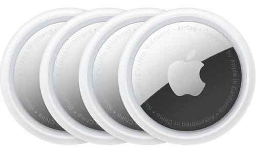 Imagem 1 de 9 de Airtag Apple Rastreador - Pack C/ 4 Un. - Pronta Entrega!
