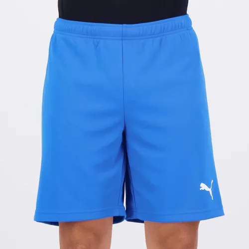 Bermuda Puma Teamrise Azul E Branca