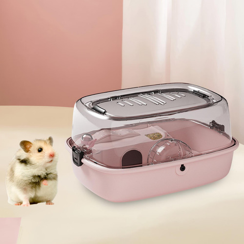 Jaula De Hámster Jaula De Animales Pequeños Hábitat Rosa