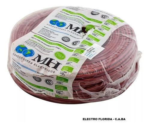 Cable Unipolar 1,5 Mm2 X 10 Metros Marca Mh