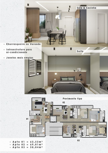 Imagem 9 de 30 de Soul Anita | Apartamento Com 01 Suíte + 01 | Rooftop Gourmet | Sacada Com Churrasqueira - Sa02265 - 70803354