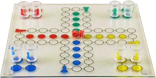 Ludo Club Para Juego De Tomar Drinking Game Shot Bebedera