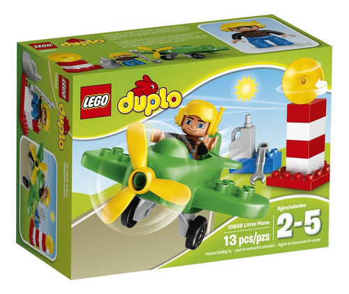 Juego De Aeropuerto Y Avión Pequeño Duplo De Lego, 10808