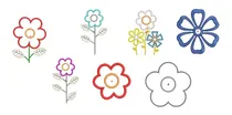 Comprar Diseño Matrices Para Maquinas Bordadoras Flores Aplique Jard
