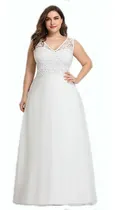 Comprar Vestido Renda Noiva Longo Plus Size 60 Casamento Civil Festa