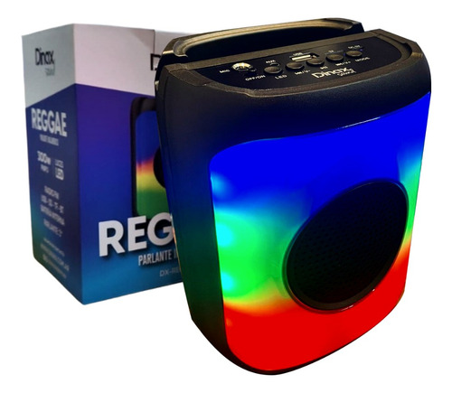 Imagen 1 de 2 de Parlante Bluetooth Portatil  Reggae Karaoke Radio Rgb Ade