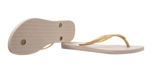 Chinelo Feminino Havaianas Slim Gloss Areia