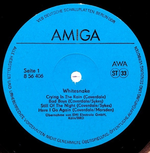 Vinilo Whitesnake 1987 Here I Go Again, Still Of The Night (Usado)