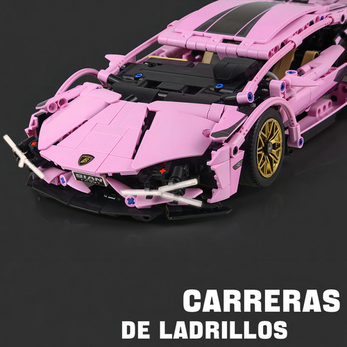 8eppl1an Juguetes Bloques Construcción Rosa Autos