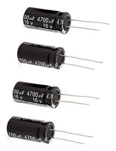 4700uf 16v 13x25 +/-20% -40 A +221.0f, 10 Condensadores Elec