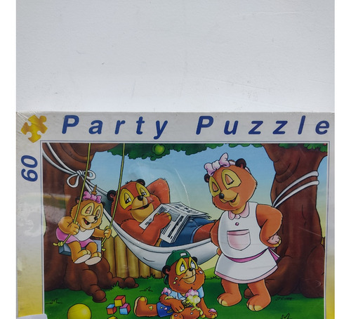 Rompecabezas Party Puzzle, Familia De Osos, 60 Piezas