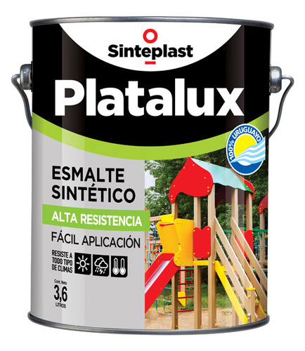 Platalux Esmalte Sintético 1/4 Litro Sinteplast