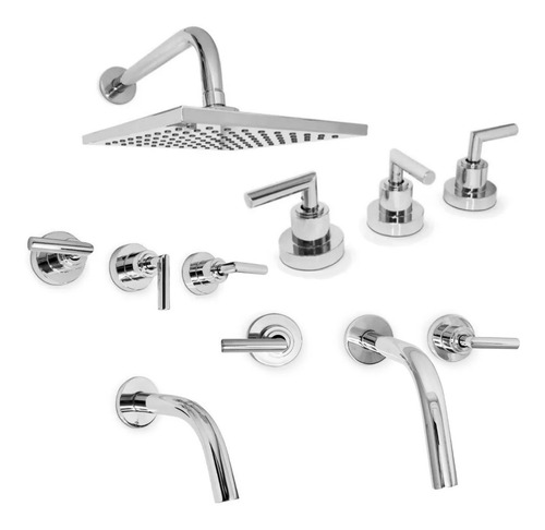 Juego Baño Completo Aqualaf Aqua Lever C/lavatorio Pared Cta