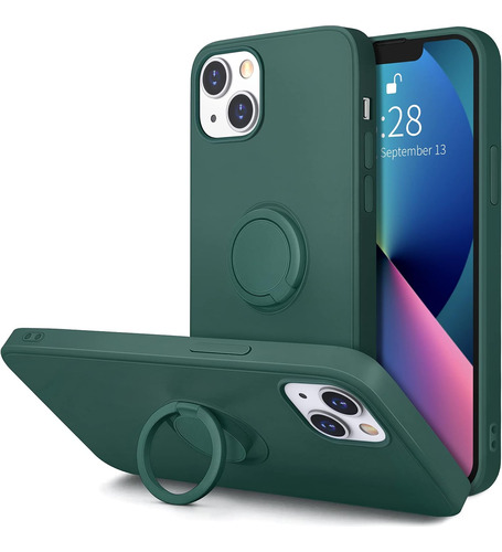 Funda Hython Iphone13 Mini 360°anti-impacto Soft Slim Verde
