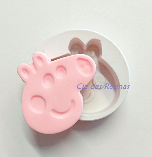 Molde Silicone Peppa Porca Glicerina Parafina Biscuit