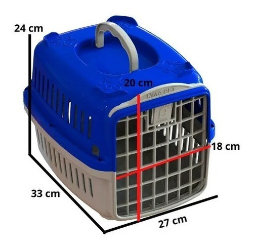 Jaula Para Transportar Mascotas Varios Colores 