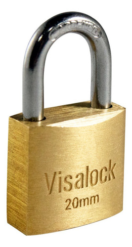 Candado Roma Visalock Latón 20mm