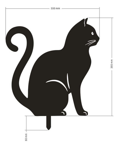 Estaca De Gato De Metal, Estaca De Al Aire Libre, Estilo B