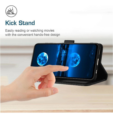 Funda Abatible Para Motorola Moto G84 5g Color Puro Con