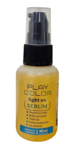 Serum Reparador De Puntas Play Color Ligth Uv X40 Ml