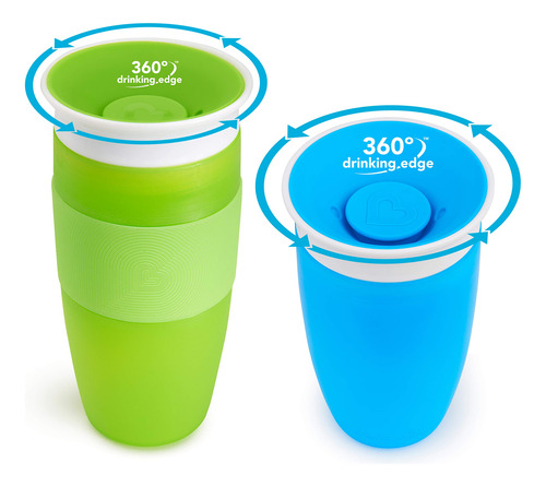 Set De Regalo Sippy Cup Munchkin ¡es Un Milagro! 360 Azul/ve
