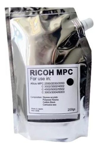 Toner Ricoh Color Mpc 4 Kit Recarga 2003/3003/3302/3503/4503