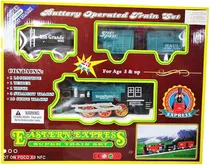 Comprar Tren Humo Luz Y Sonido Eléctrico Locomotora 330 Cm