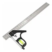 Comprar Escuadra Combinada Regulable C\u002Fnivel Punta De Trazado 30cm