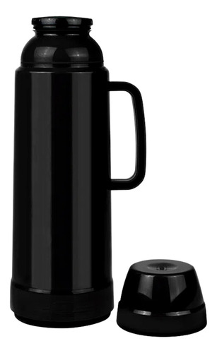 Garrafa Térmica Resistente Mor 1 Litro Para Café Chá Cor Preto