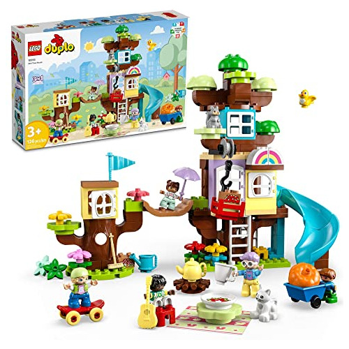 Juguete De Construcción Creativo Lego Duplo 3en1 Tree House