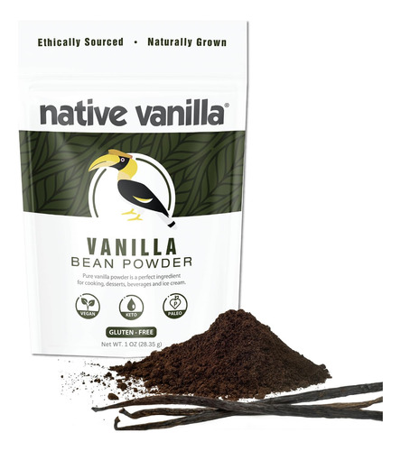 Native Vanilla Polvo  Granos De Vainilla Molidos 100% Puro