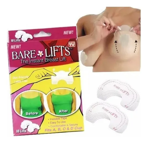 Pegatinas Levantamientos Senos Instantáneos X10 Piezas