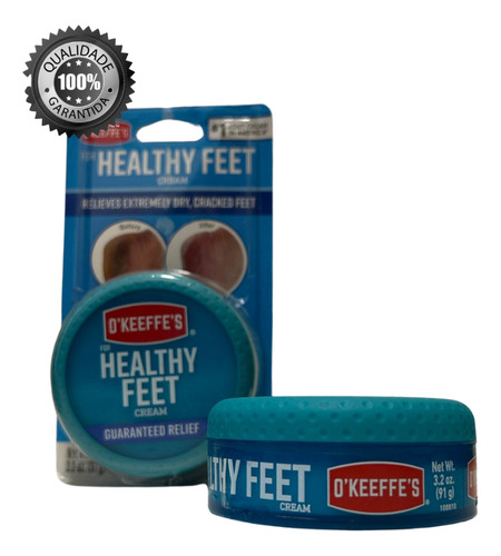 Creme Pés Ressecados Rachados Okeeffes Healthy Envio Já Neutra