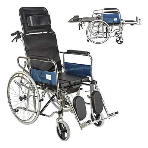 comprar Silla De Ruedas Tipo Camilla Con Urinario 120 Kg 