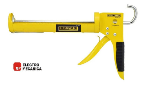 Imagen 2 de 7 de Pistola Para Aplicar Adhesivos 300cc Metalica Crossmaster