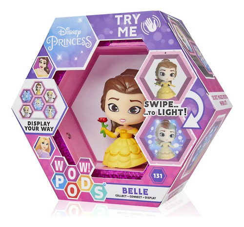 Figura Luminosa Coleccionable Wow Pod Disney Princesas Bella