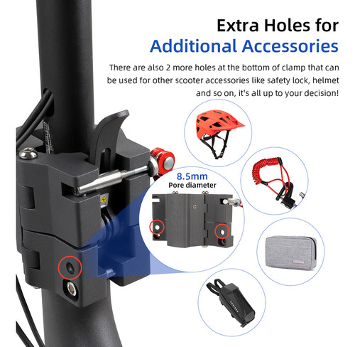 Barra De Bloqueo Eléctrica Para Scooter, Accesorio Universal
