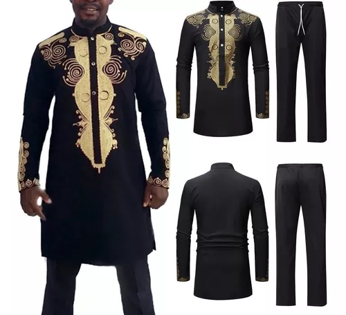 de nuevo Luna Tulipanes Hombre Trajes Africanos | MercadoLibre 📦