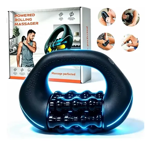 Massageador Corporal Elétrico Com Rolo Motorizado 3 Velocida 127/220v Type-a-680
